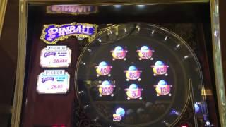 Pinball Slot Machine Bonus-$5 Denomination-max Bet-Venetian