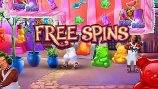 WILLY WONKA: GUMMY SMELTING ROOM Video Slot Casino Game with a FREE SPIN BONUS