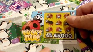 Game on..Scratchcards..LUCKY BUGS..MATCH 3 TRIPLER..FROSTY..STOCKING FILLERS...Likes Needed?