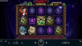 Creepy Carnival slot from Nolimit City - Gameplay