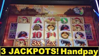 3 ACTION PACKED JACKPOTS ON 5 CENT SLOT MACHINES!