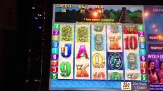Sun and Moon slot machine bonus plus retrigger $6.75 bet