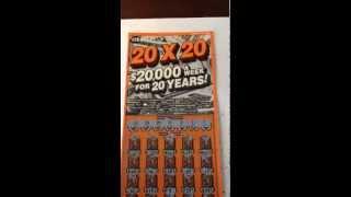 Illinois Lottery 20X20 Instant Scratchcard