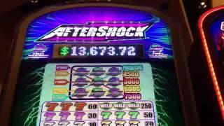 AFTER SHOCK Slot Machine •LIVE PLAY• w/ WOLF RUN Line Hit!