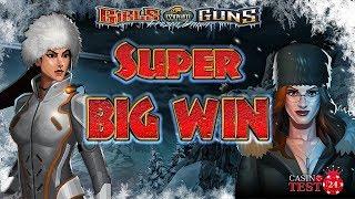 SUPER BIG WIN ON GIRLS WITH GUNS II SLOT (MICROGAMING) - 4,80€ BET!