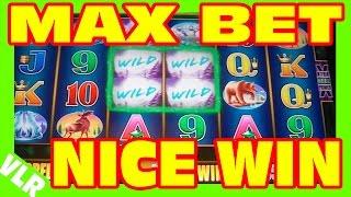 WOLF MOON - MAX BET - NICE WIN - Slot Machine Bonus