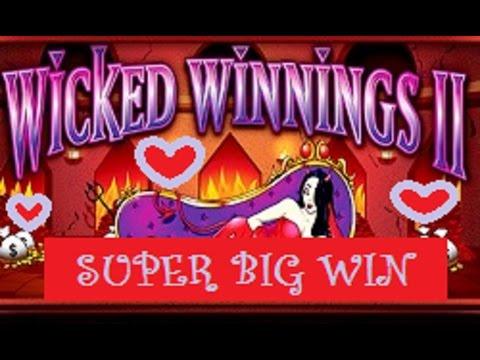 *SUPER BIG WIN* Wicked Winnings 2 | Slot Machine Bonus(50c)