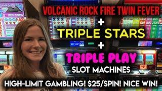HIGH LIMIT! TAKING A GAMBLE! $25/SPIN Slot Machine ACTION!! Nice WIN!!