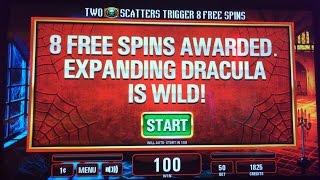 Dracula slot machine, tiny bonus