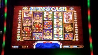 Kings of Cash slot bonus win at Revel Casino.