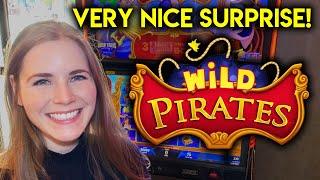 Very Nice Surprise Win! Definitely Didn't Expect This To Pay What It Did! Wild Pirates Slot Machine!