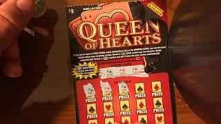 Queen of Hearts - $5 Instant Lottery Ticket from Ohio