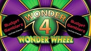 WONDER 4 WONDER WHEEL ~ Fun Session w/A BIG WIN!!  ~ Live Slot Play @ San Manuel
