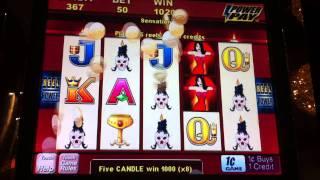 Aristocrat Wicked Winnings II Slot Machine Candle Win - Parx Casino, Bensalem, PA