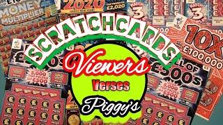 Scratchcards..Fast £500...W/Wonderlines..10X..M/Multiplier. 2020.Match.3..etc