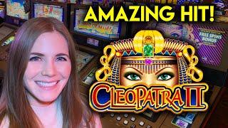 Cleopatra 2 Slot Machine! Bonus HUGE HIT!
