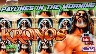• PAYLINES IN THE MORNING • KRONOS • THE SLOT MUSEUM