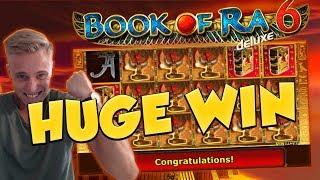BIG WIN!!! Book of ra 6 Huge Win - Casino Games - Slots (free spins)