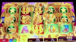 Dragons Law Twin Fever slot machine free spins bonus BIG WIN!