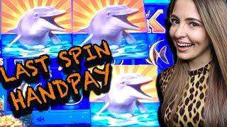 Last SPIN HANDPAY JACKPOT on Magic Pearl Lightning Link at $37/Spin!
