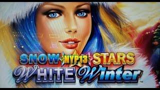 Konami: Snow Stars - White Winter NEW Slot Bonus WIN
