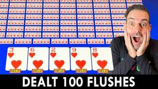 ⋆ Slots ⋆ Dealt 100 FLUSHES at $125 a BET!! ⋆ Slots ⋆