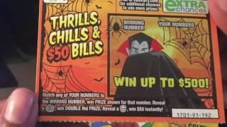Virginia Lottery Tickets Thrills Chills, Lucky Dog and others