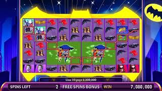 BATMAN Video Slot Casino Game with a DYNAMIC DUO FREE SPIN BONUS