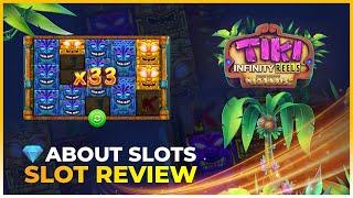 Tiki Infinity Reels by ReelPlay! (MAX WIN) Exclusive Video Review by Aboutslots.com for Casinodaddy!