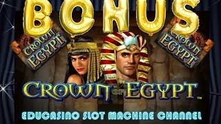 •CROWN OF EGYPT • BONUS RETRIGGER • •BY IGT SLOT