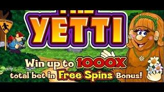 IGT Betty the Yetti - BONUS WIN - Free Games