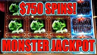 Massive $750 High Limit Spins in the Casino!