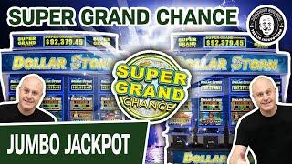 ★ Slots ★ SUPER GRAND CHANCE On Dollar Storm ★ Slots ★ You’re CRAZY If You Miss This