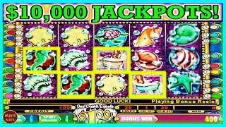 WE DID IT OVER $10,000! 5 JACKPOT HANDPAYS ALL HIGH LIMIT SLOT ACTION