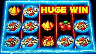 8 Quick Hits?! NO WAY!! Quick Hit Blitz Red Slot Machine - HUGE WIN!