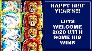 Happy New Years - Lets Start 2020 With Some Big Wins!/Live Play on Mystical Unicorn & King of Africa