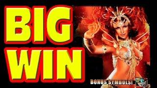 Dancing in Rio MEGA BIG WIN with ZERO CREDITS left!   Las Vegas Slot Machine Progressive Bonus