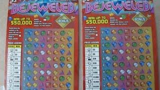 Bejeweled! Playing two $3 Scratchcards from Illinois Lottery