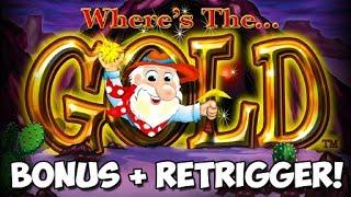 WHERES THE GOLD HUGE WIN BOUNS SPINS WITH RETRIGGER** SAN MANUEL CASINO*