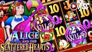 ALICE&THE SCATTERED HEARTS | Bally - Big Win! Slot Machine Bonus