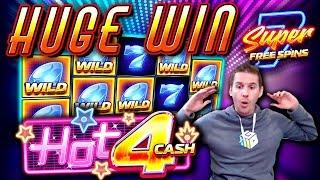 HUGE WIN on Hot4Cash Slot - £5 Bet