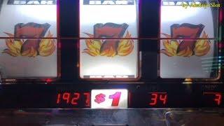 LIVE JACKPOT /Hand pay [Blazing Sevens] [Blazing 7] [Double 7] [Pechanga] San Manuel Casino, $1 Slot
