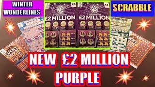 NEW..£2 MILLION BIG DADDY SCRATCHCARDS..& Scrabble..Winter Wonderlines.Lucky Bonus