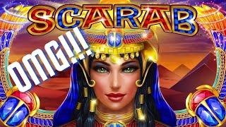 UNBELIEVABLE WIN on SCARAB AND GOLDEN TIGER SLOT POKIE + MORE!