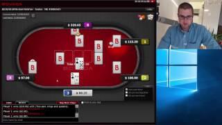 Bovada 100NL 6max Texas Holdem Poker One Table, Only Action Hands #3