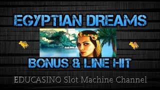**EGYPTIAN DREAMS**BONUS & LINE HIT**ATRONIC CO.