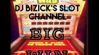 FIRST ATTEMPT ~** BIG WIN **~ Blazing Dice Slot Machine ~ BONUS!!! • DJ BIZICK'S SLOT CHANNEL