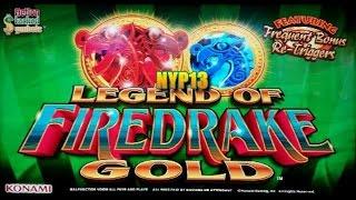 Konami - Legend of Firedrake Gold Slot Bonus NEW GAME