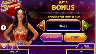 Wonder Woman Gold Slot By Bally Dunover Plays and Gets Hits.