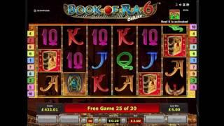 Book of Ra 6 Deluxe - Re-Triggers @ £2 Stake - Novomatic